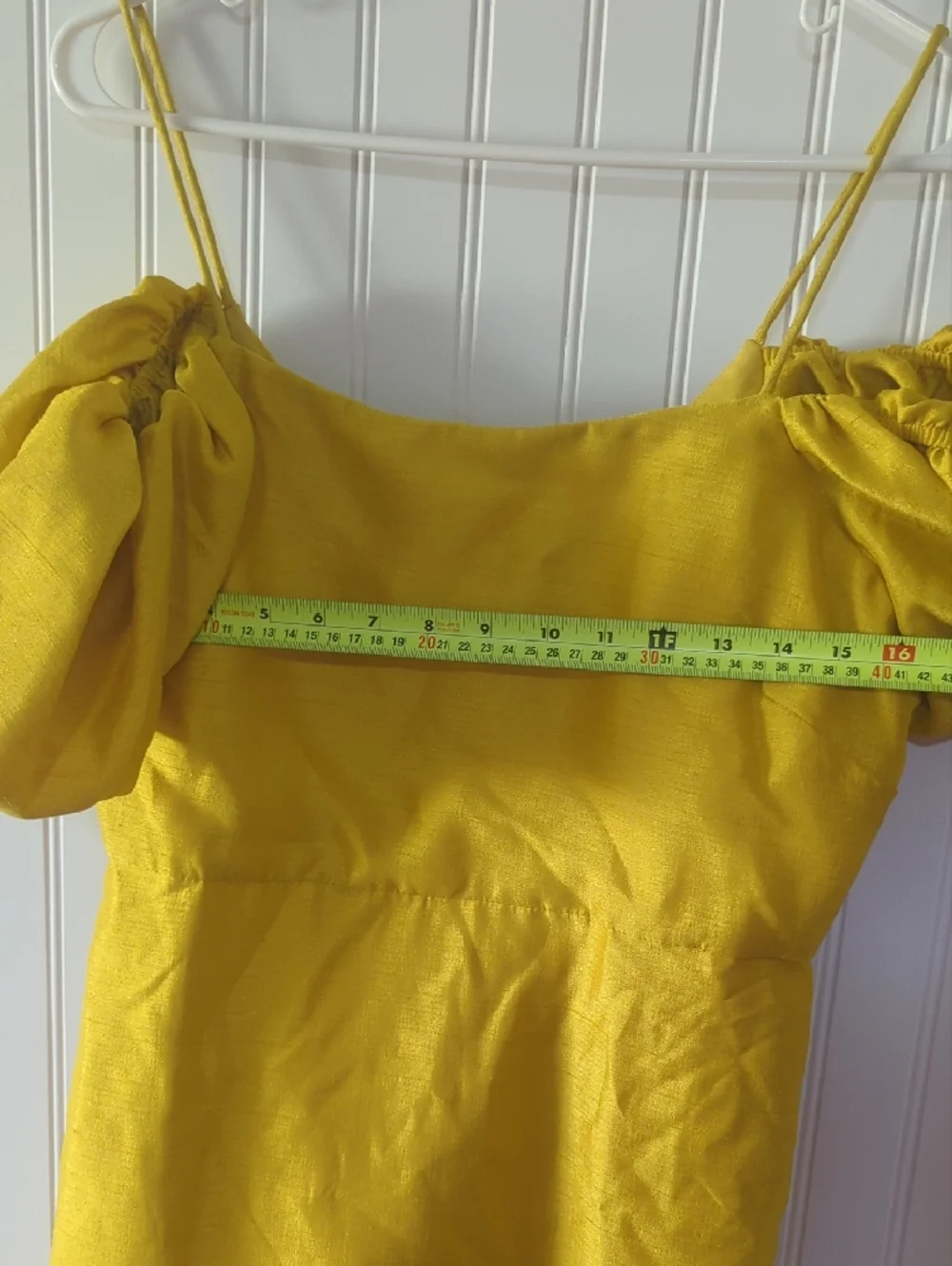 Anthropologie Let Me Be Slim Off-The-Shoulder Puff Sleeve Dress - Picture 5 of 6